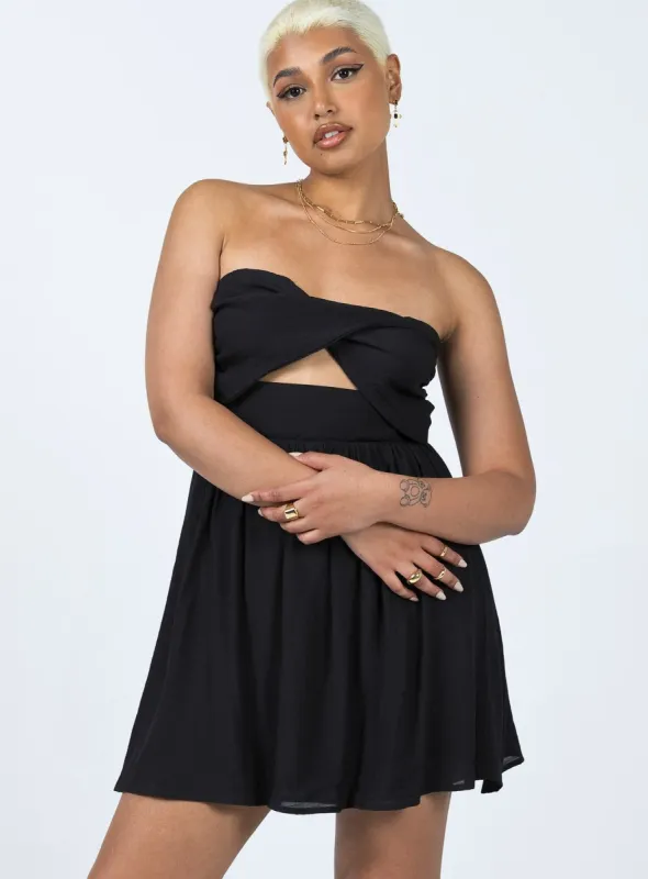 Allie Jay Mini Dress Black sold by Princess Polly