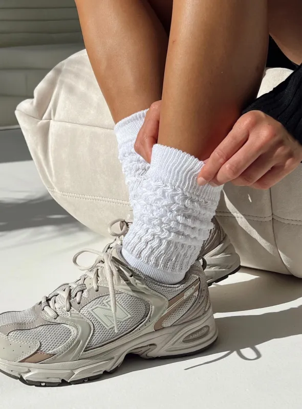 Ramos Socks White sold by Princess Polly