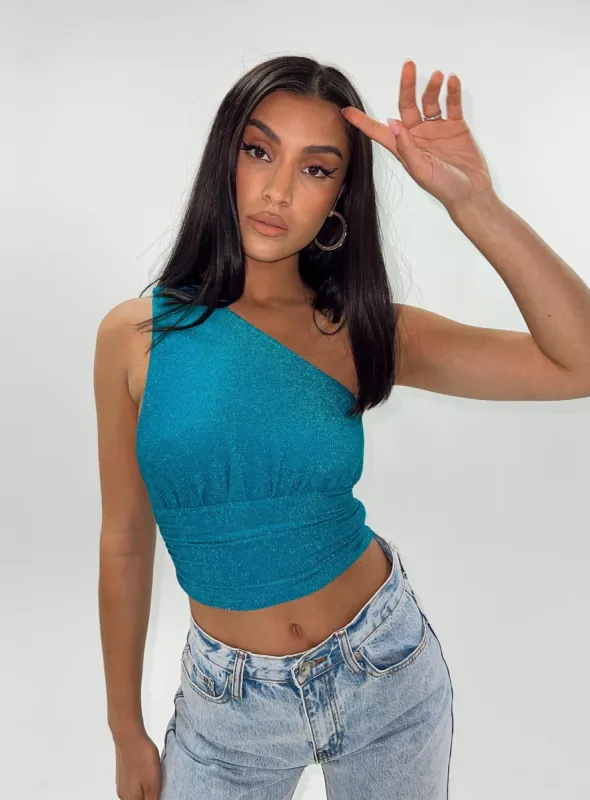 Petrie Top Blue sold by Princess Polly