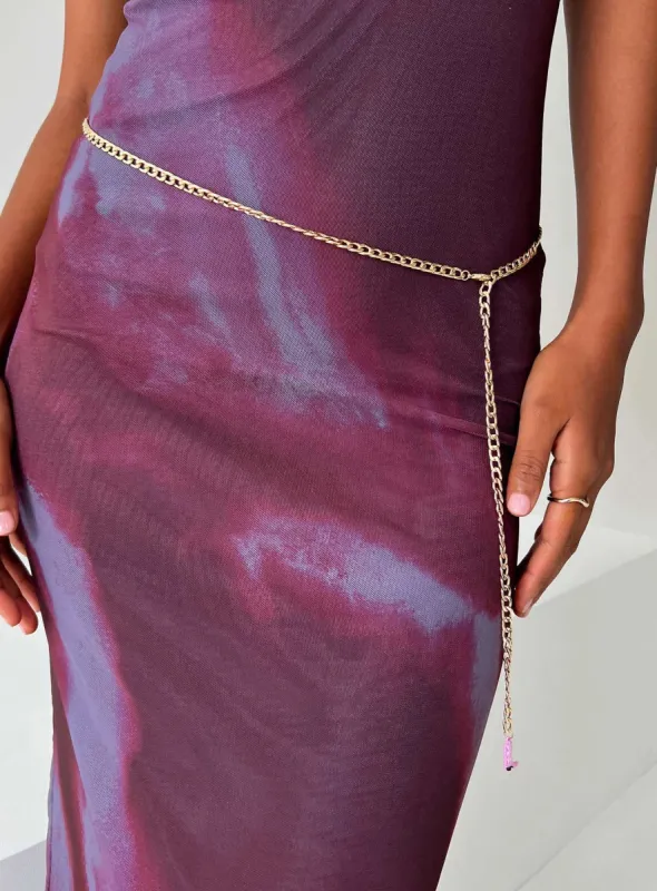 Alethea Chain Belt Multi sold by Princess Polly