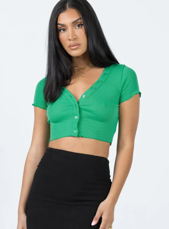 Barossa Top Green sold by Princess Polly