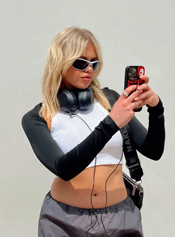 Kiora Bolero Top Black sold by Princess Polly