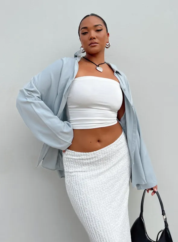 Callie Shirt Grey sold by Princess Polly