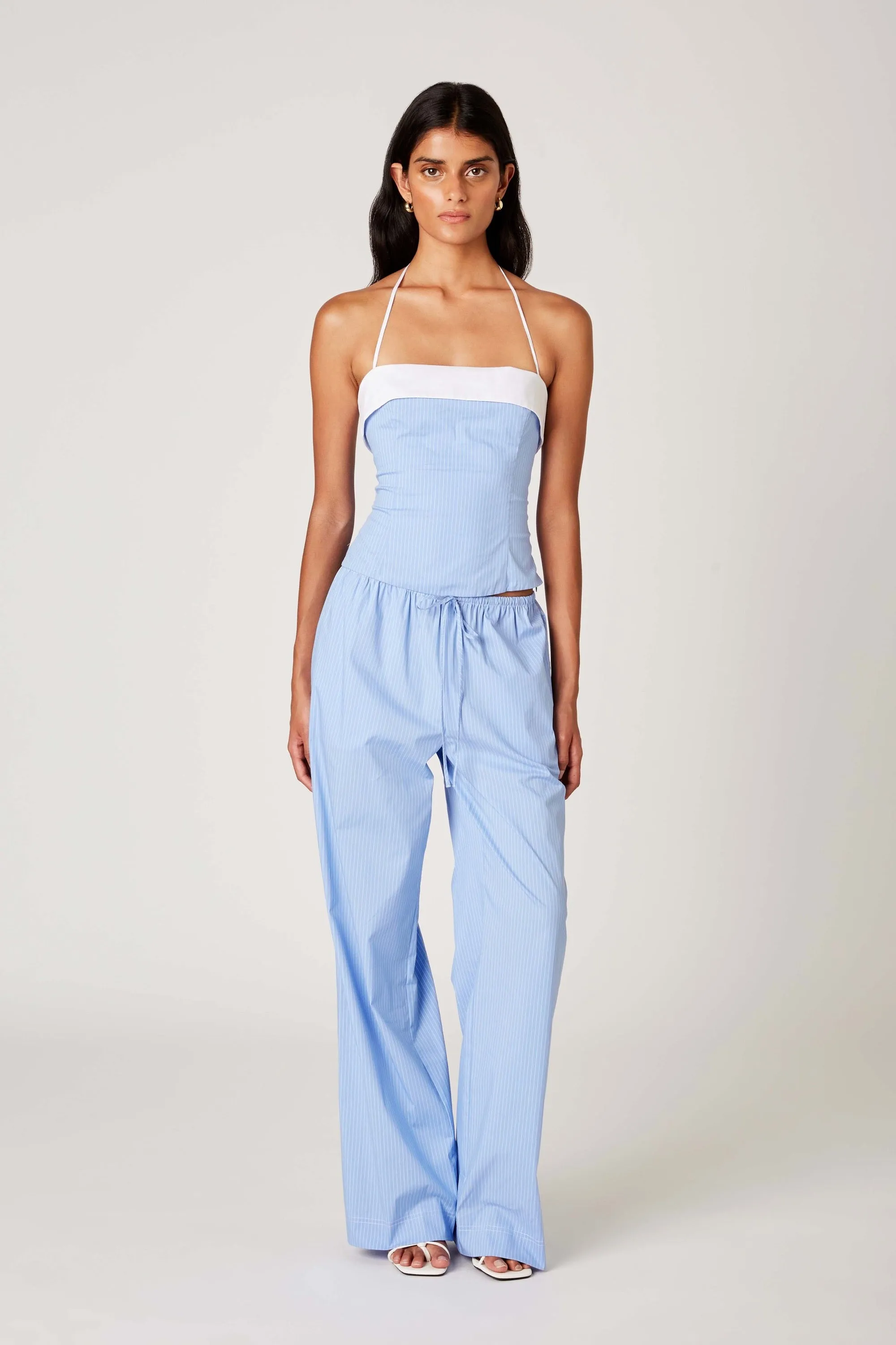 Chambray Cherry Top sold by Prism Boutique product image thumbnail 4