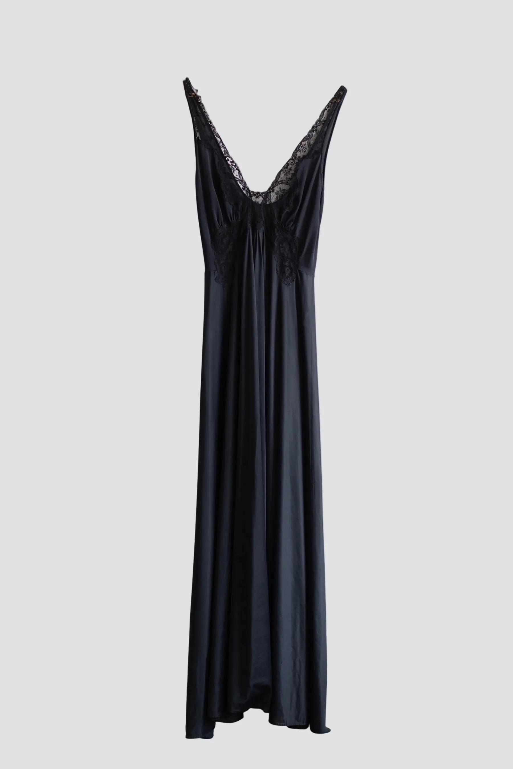 Black Lace Maxi Slip Dress sold by Prism Boutique