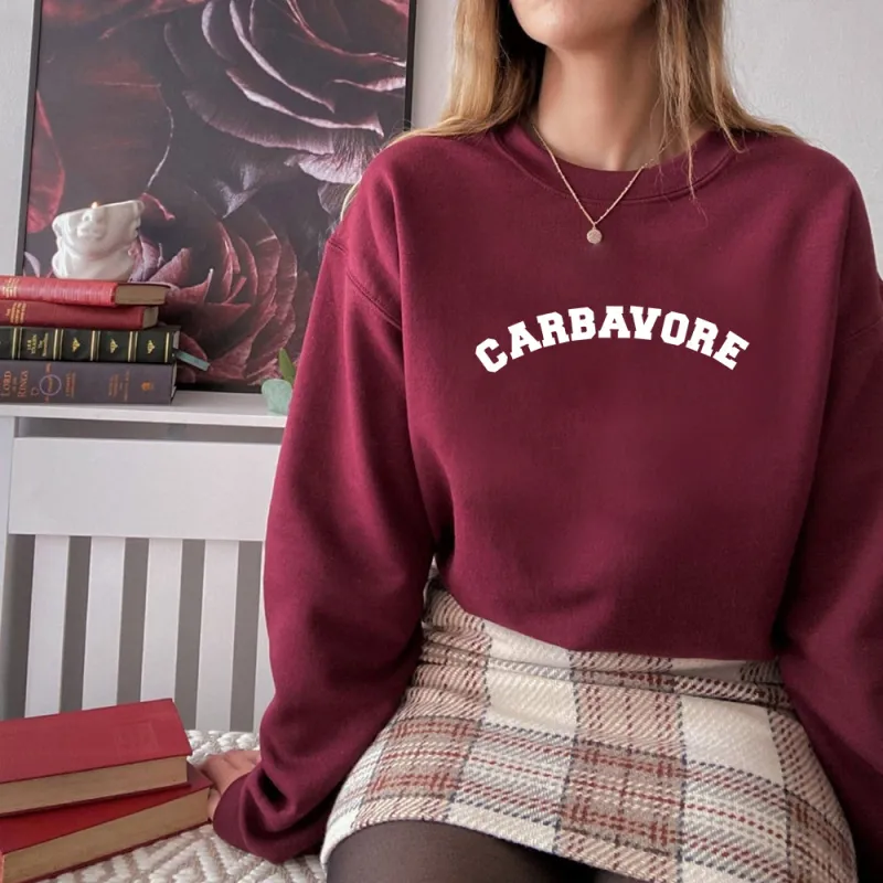 Carbavore [UNISEX CREWNECK SWEATSHIRT] sold by PRIVATE PARTY