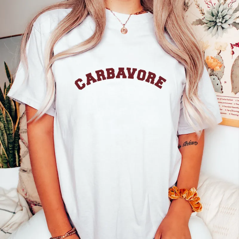 Carbavore [Unisex Comfy Tee] sold by PRIVATE PARTY