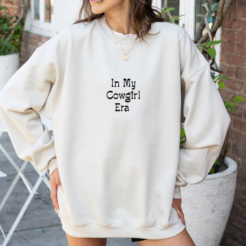 In My Cowgirl Era [UNISEX CREWNECK SWEATSHIRT] sold by PRIVATE PARTY