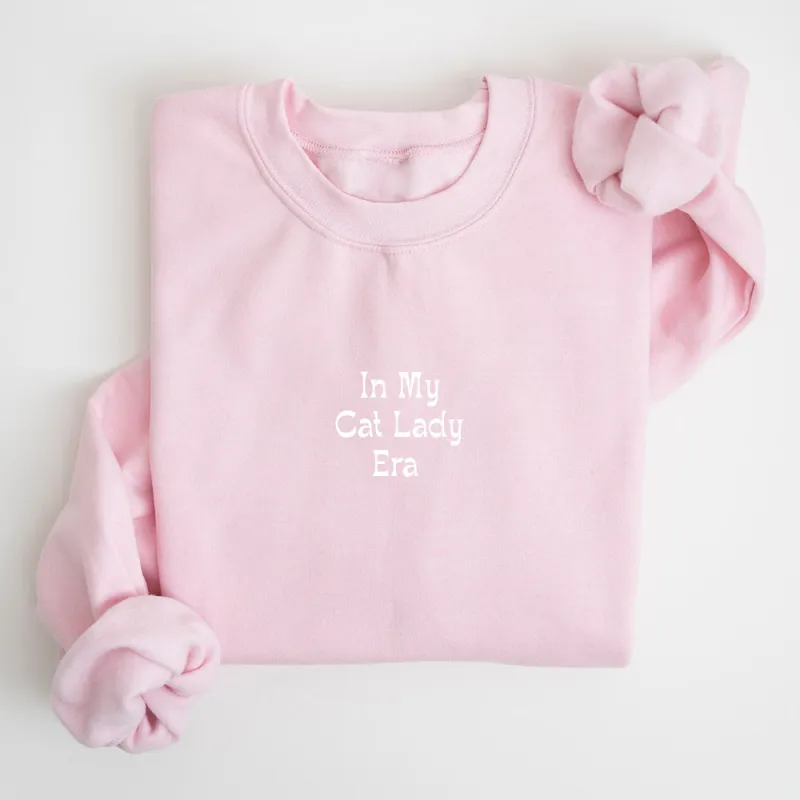 In My Cat Lady Era [UNISEX CREWNECK SWEATSHIRT] made by PRIVATE PARTY