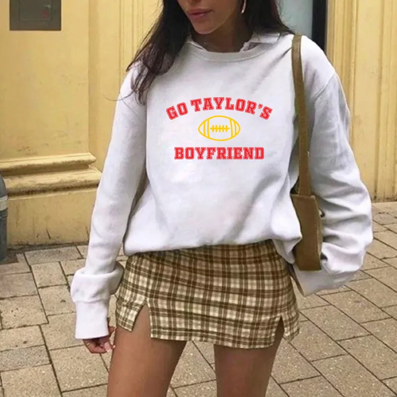 GO TAYLOR'S BOYFRIEND [UNISEX CREWNECK SWEATSHIRT] made by PRIVATE PARTY