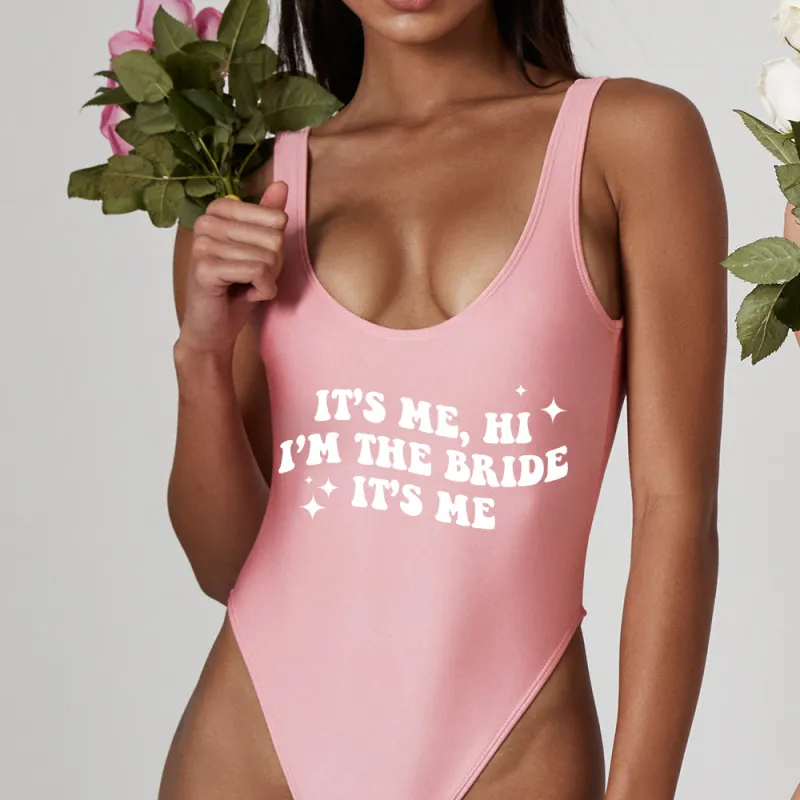 IT'S ME HI I'M THE BRIDE IT'S ME [SWIMSUIT] sold by PRIVATE PARTY