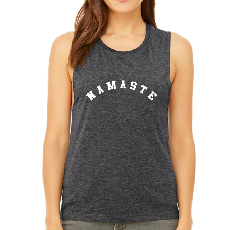 NAMASTE [WOMEN'S MUSCLE TANK] sold by PRIVATE PARTY