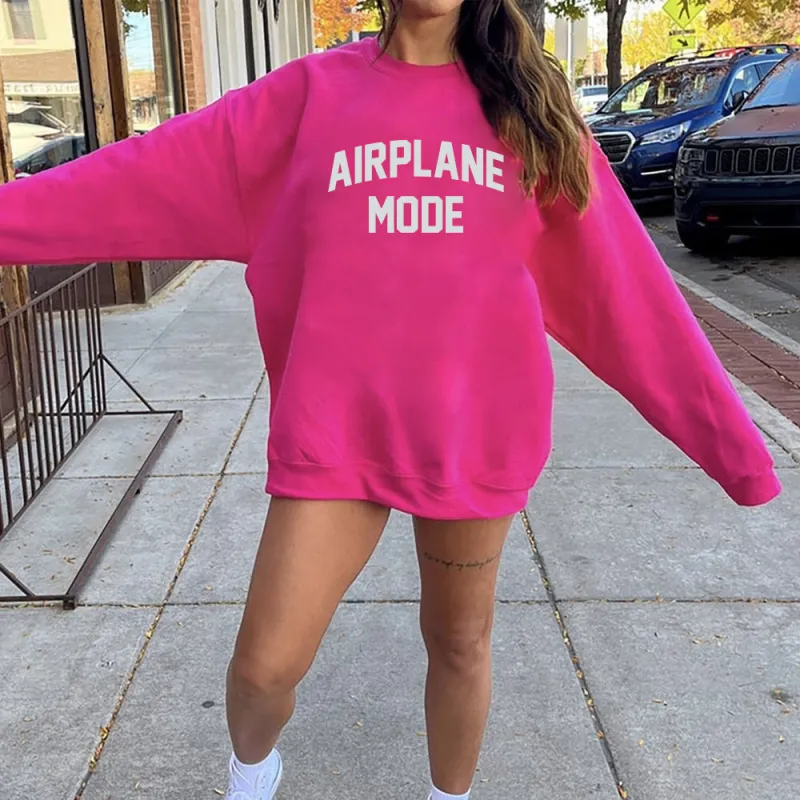 AIRPLANE MODE [UNISEX CREWNECK SWEATSHIRT] sold by PRIVATE PARTY
