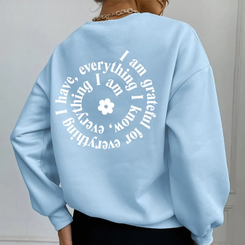 GRATEFUL SPIRAL [UNISEX CREWNECK SWEATSHIRT] sold by PRIVATE PARTY