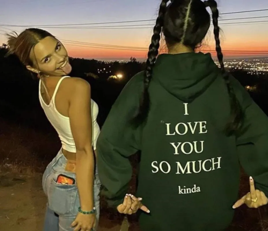 I LOVE YOU SO MUCH KINDA [HOODIE] sold by PRIVATE PARTY