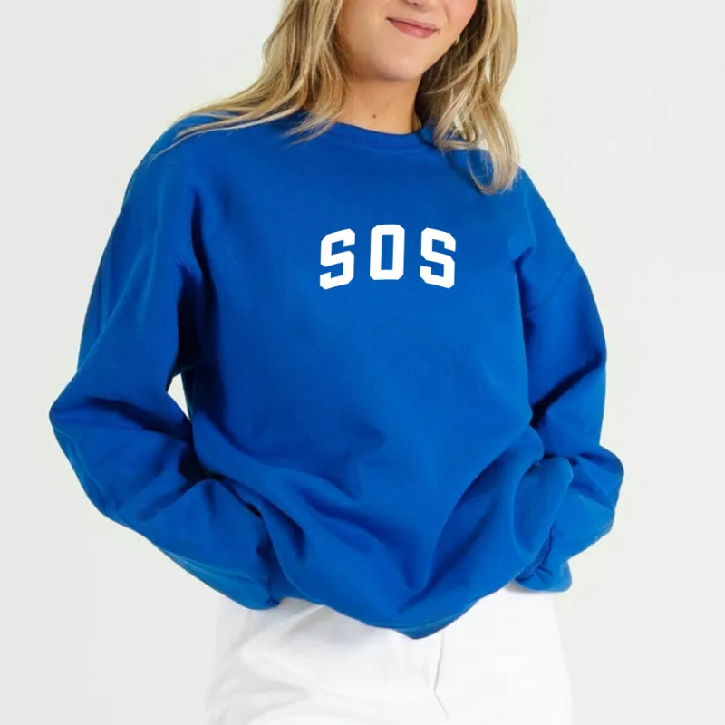 SOS [UNISEX CREWNECK SWEATSHIRT] made by PRIVATE PARTY