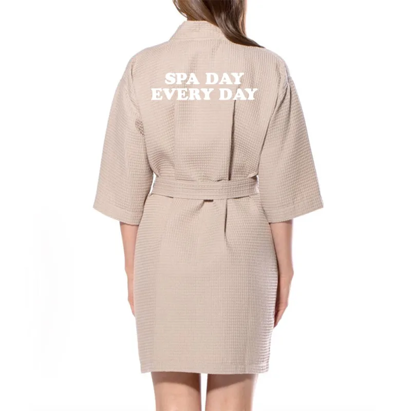 SPA DAY EVERY DAY [ KIMONO WAFFLE ROBE] sold by PRIVATE PARTY