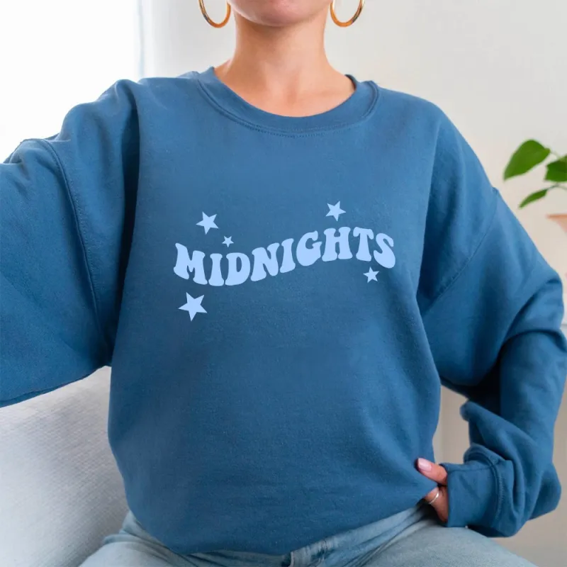 Midnights [UNISEX CREWNECK SWEATSHIRT] sold by PRIVATE PARTY