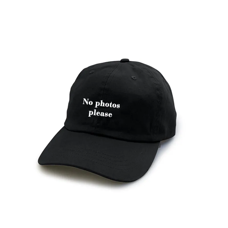 NO PHOTOS PLEASE [DAD HAT] sold by PRIVATE PARTY