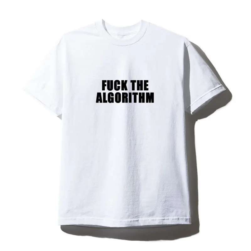 FUCK THE ALGORITHM [UNISEX TEE] sold by PRIVATE PARTY