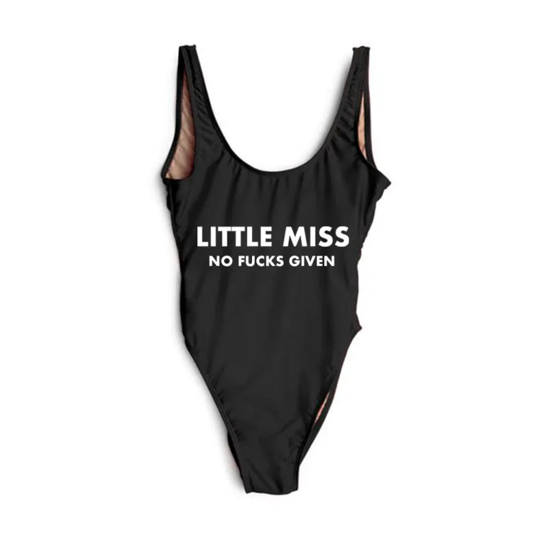 LITTLE MISS NO FUCKS GIVEN [SWIMSUIT] sold by PRIVATE PARTY
