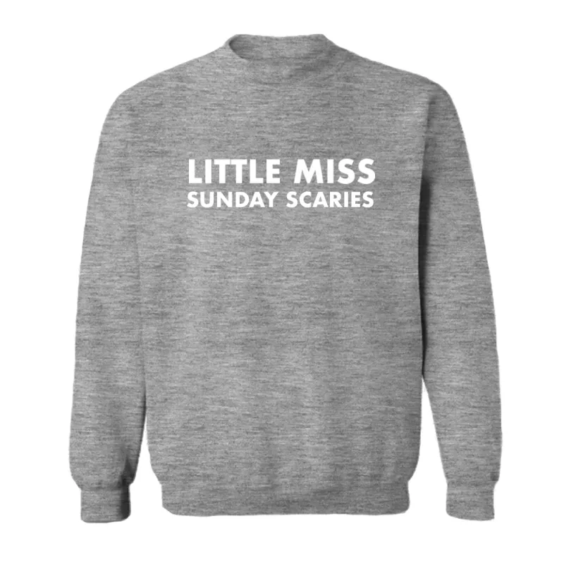 LITTLE MISS SUNDAY SCARIES [UNISEX CREWNECK SWEATSHIRT] sold by PRIVATE PARTY