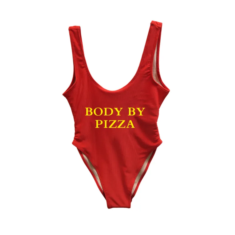 BODY BY PIZZA [SWIMSUIT] sold by PRIVATE PARTY