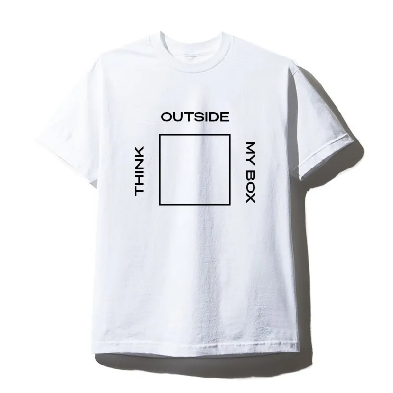 THINK OUTSIDE MY BOX [UNISEX TEE] sold by PRIVATE PARTY