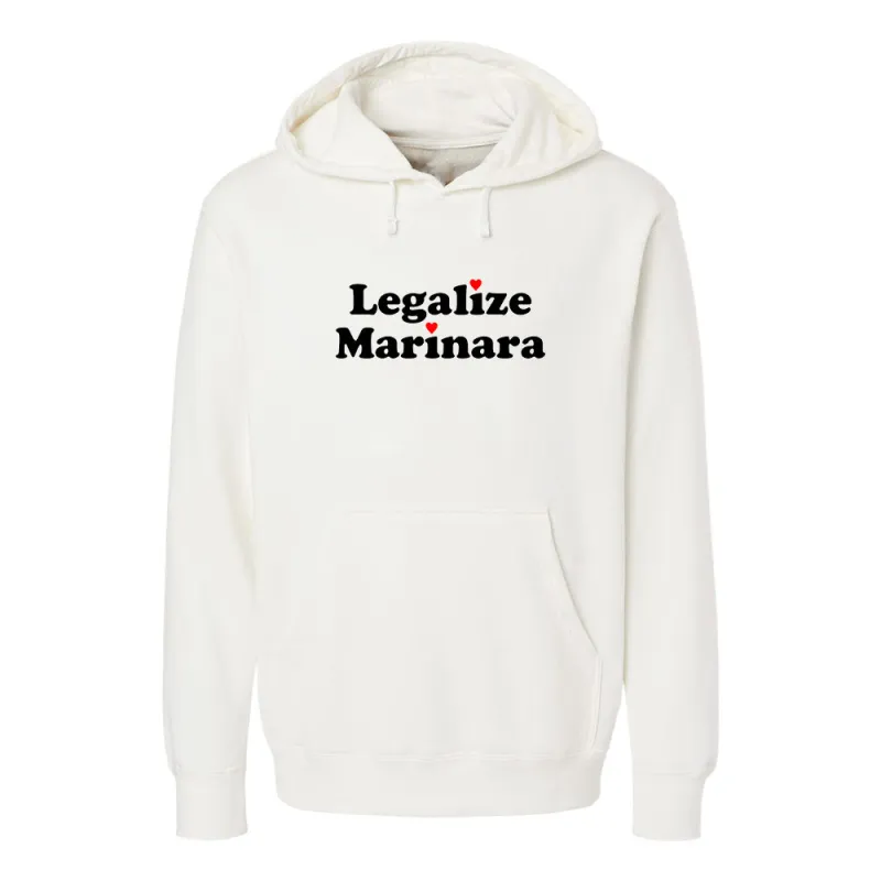 Legalize Marinara [Pigment Dyed Hoodie] sold by PRIVATE PARTY