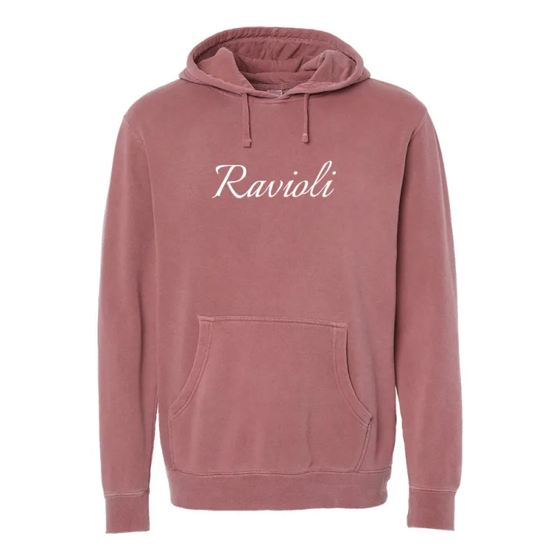 Ravioli [Pigment Dyed Hoodie] sold by PRIVATE PARTY