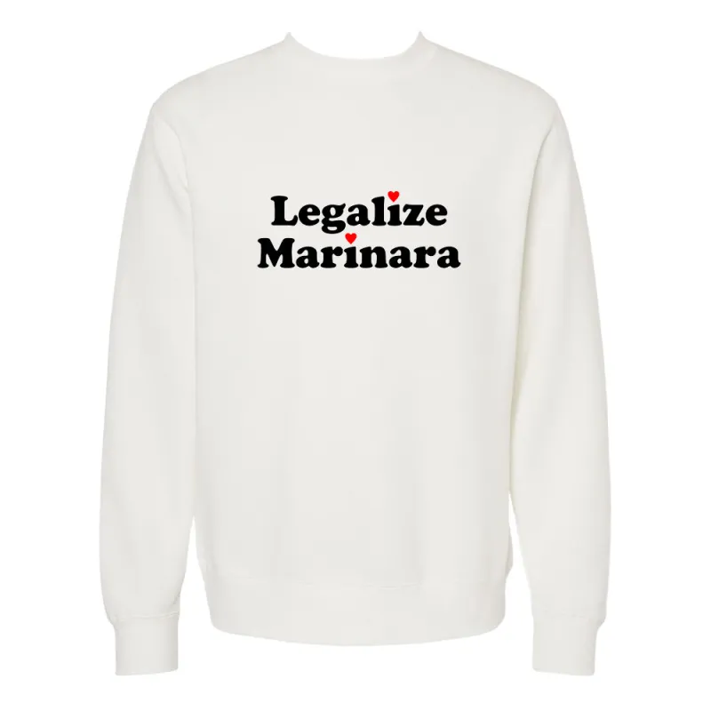 Legalize Marinara [Pigment Dyed Crewneck] sold by PRIVATE PARTY