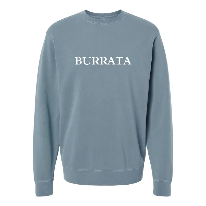 Burrata [Pigment Dyed Crewneck] sold by PRIVATE PARTY