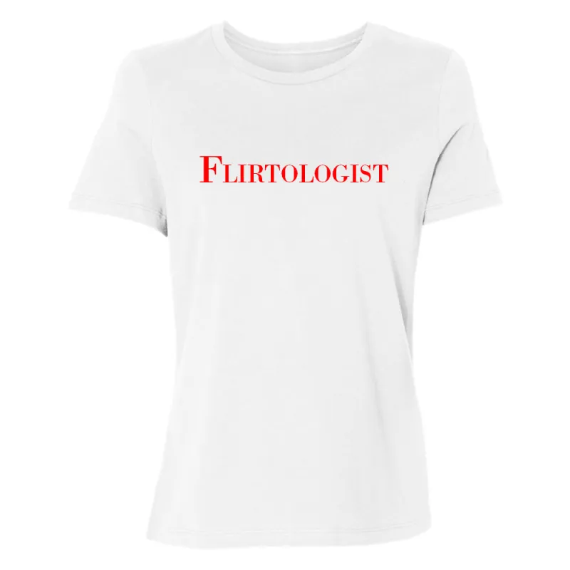 FLIRTOLOGIST [RELAXED FIT TEE] sold by PRIVATE PARTY