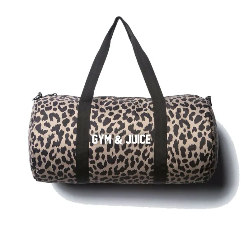 GYM & JUICE [DAY TRIPPER DUFFEL BAG // CHEETAH] sold by PRIVATE PARTY