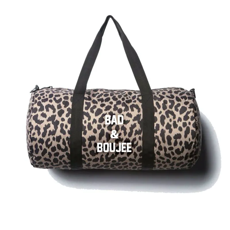 BAD & BOUJEE [DAY TRIPPER DUFFEL BAG // CHEETAH] sold by PRIVATE PARTY