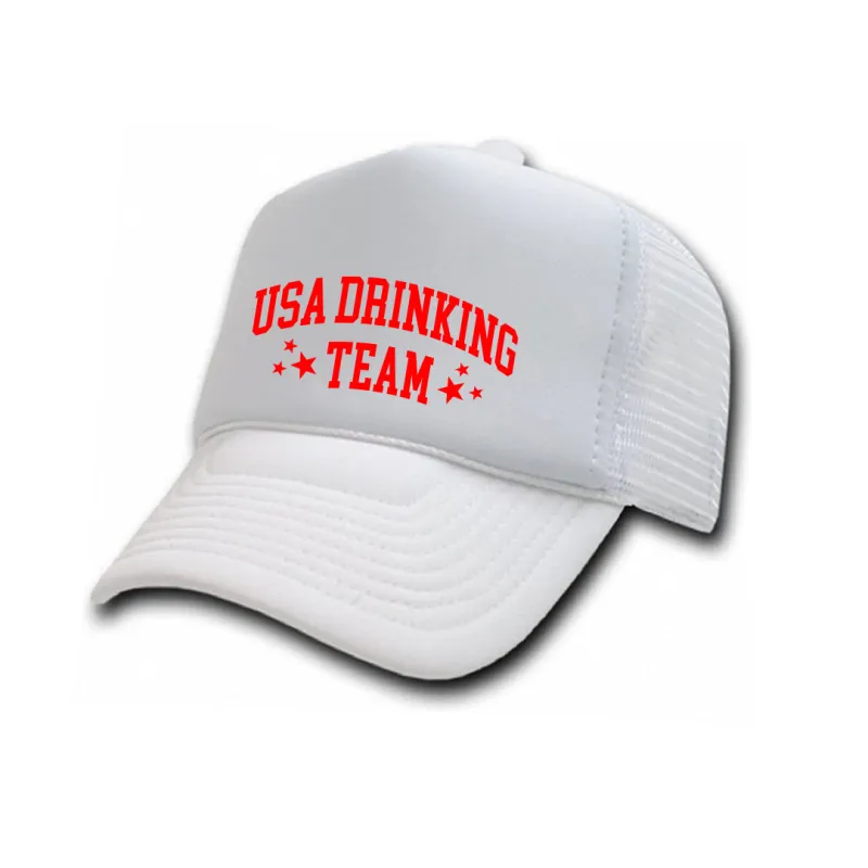 USA DRINKIG TEAM [TRUCKER HAT] sold by PRIVATE PARTY