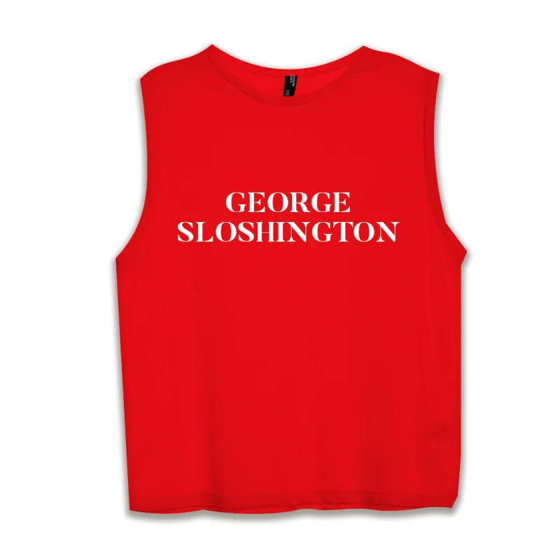 GEORGE SLOSHINGTON [WOMEN'S MUSCLE TANK] sold by PRIVATE PARTY