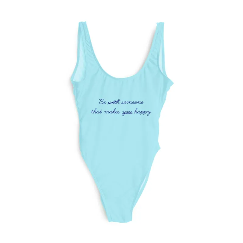 BE WITH SOMEONE THAT MAKES YOU HAPPY [SWIMSUIT] sold by PRIVATE PARTY