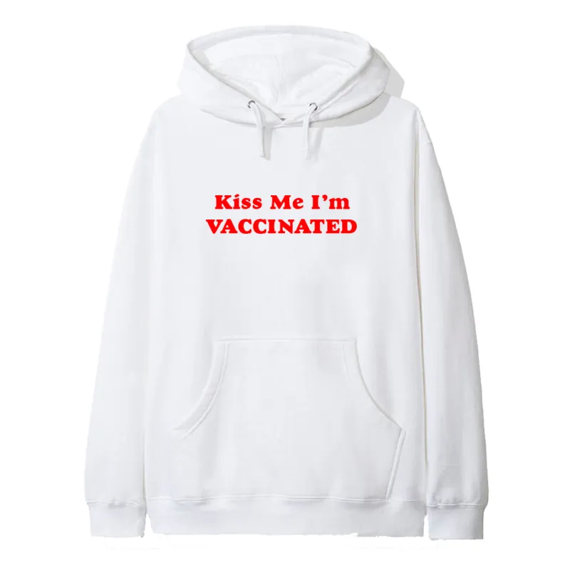 KISS ME I'M VACCINATED [HOODIE] sold by PRIVATE PARTY