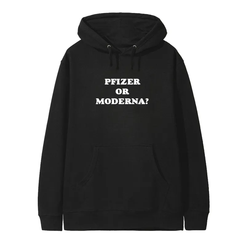 PFIZER OR MODERNA? [HOODIE] sold by PRIVATE PARTY