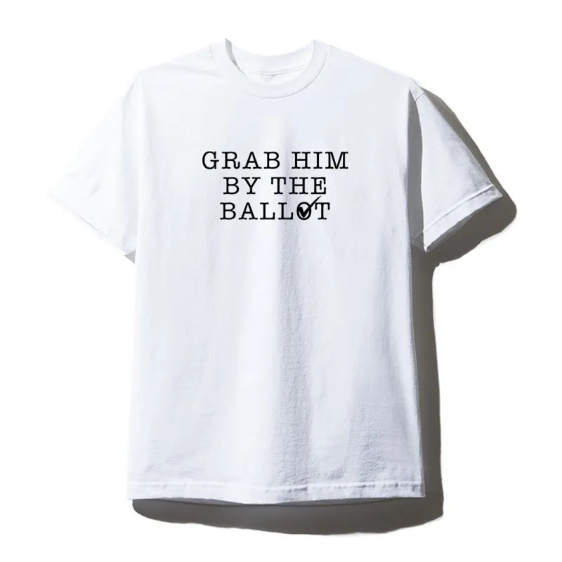 GRAB HIM BY THE BALLOT [UNISEX TEE] sold by PRIVATE PARTY