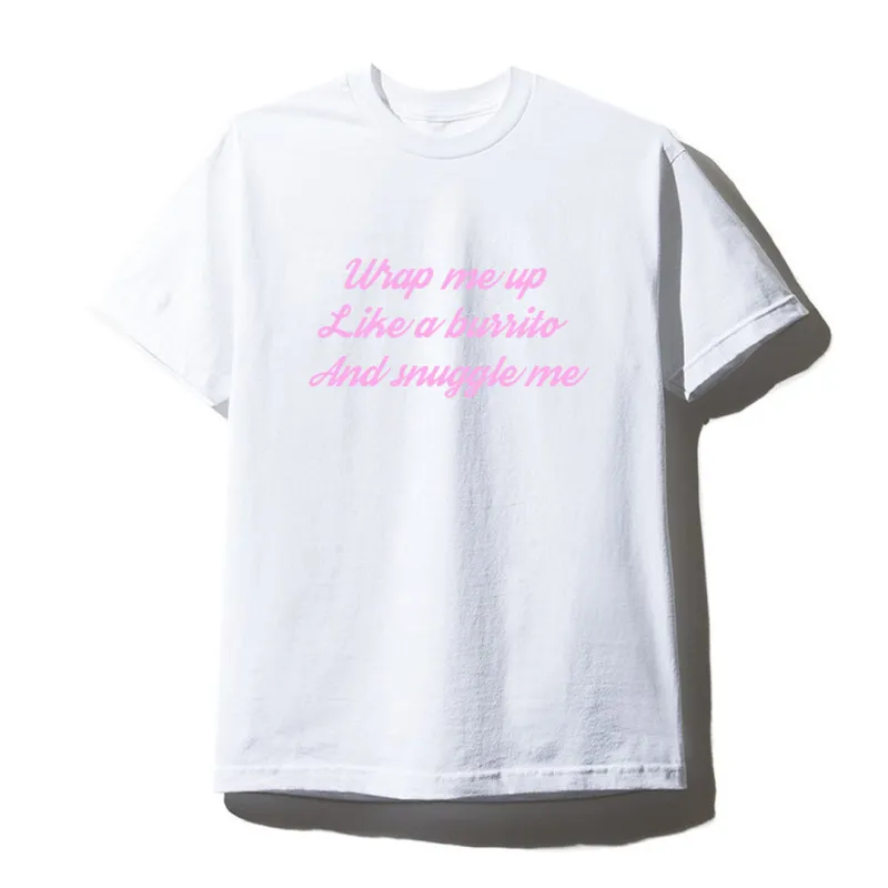 WRAP ME UP LIKE A BURRITO AND SNUGGLE ME [UNISEX TEE] sold by PRIVATE PARTY