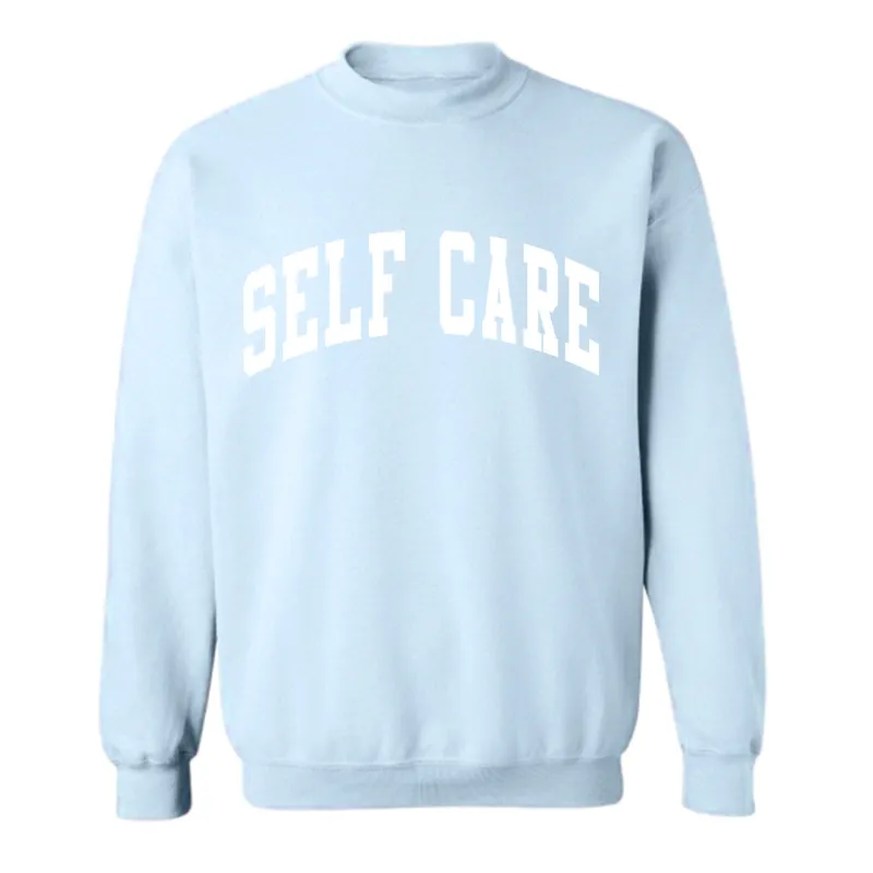 SELF CARE [UNISEX CREWNECK SWEATSHIRT] sold by PRIVATE PARTY