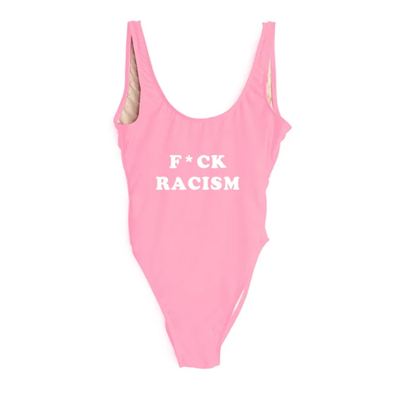 Copy of F*CK RACISM [SWIMSUIT] sold by PRIVATE PARTY