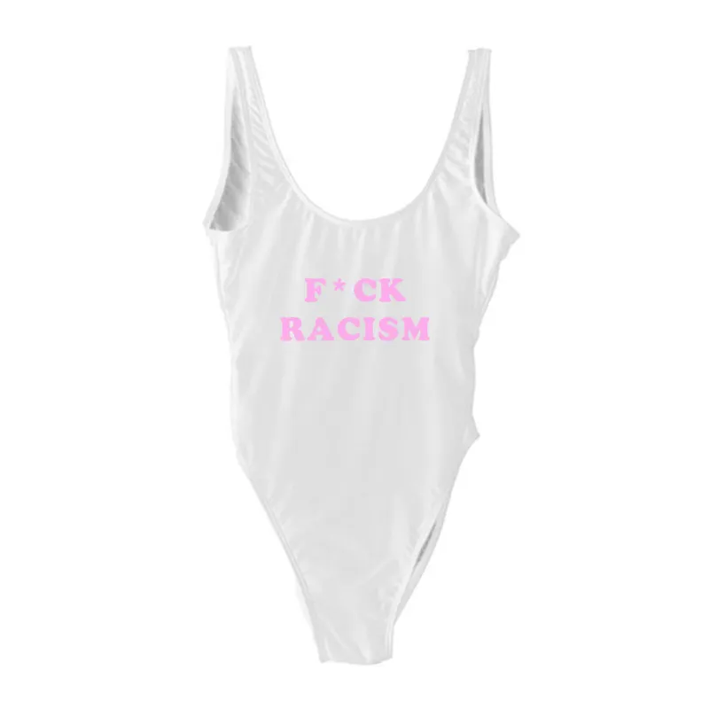 F*CK RACISM [SWIMSUIT] sold by PRIVATE PARTY
