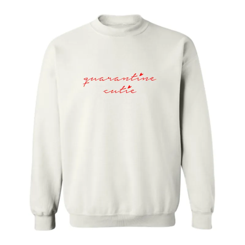 QUARANTINE CUTIE [UNISEX CREWNECK SWEATSHIRT] sold by PRIVATE PARTY