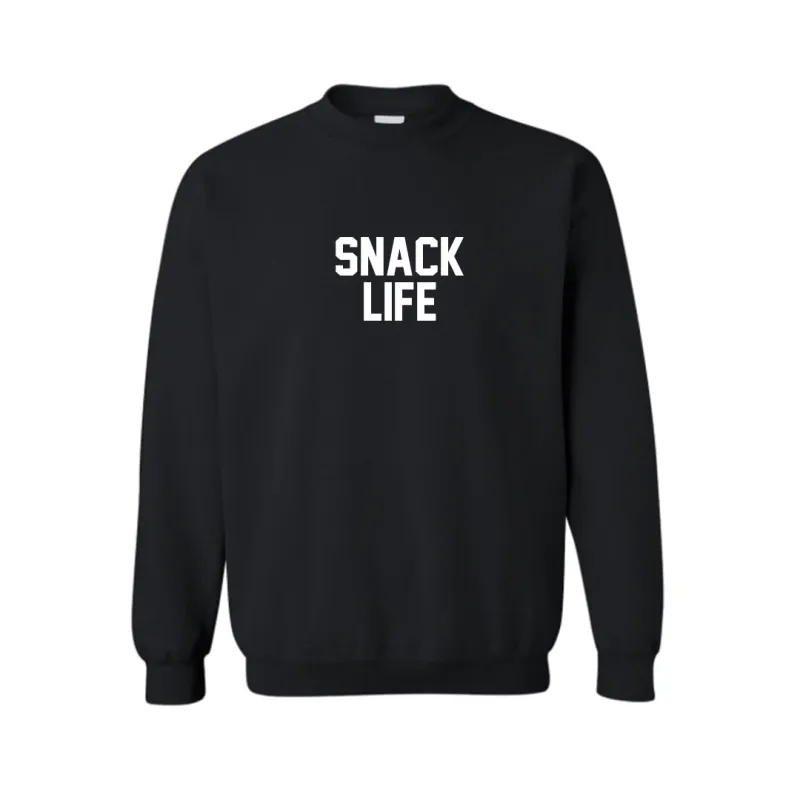 SNACK LIFE [UNISEX CREWNECK SWEATSHIRT] sold by PRIVATE PARTY
