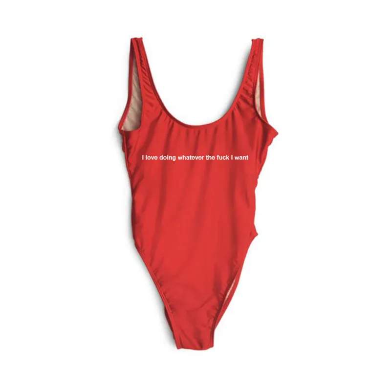 I LOVE DOING WHATEVER THE FUCK I WANT [SWIMSUIT] sold by PRIVATE PARTY