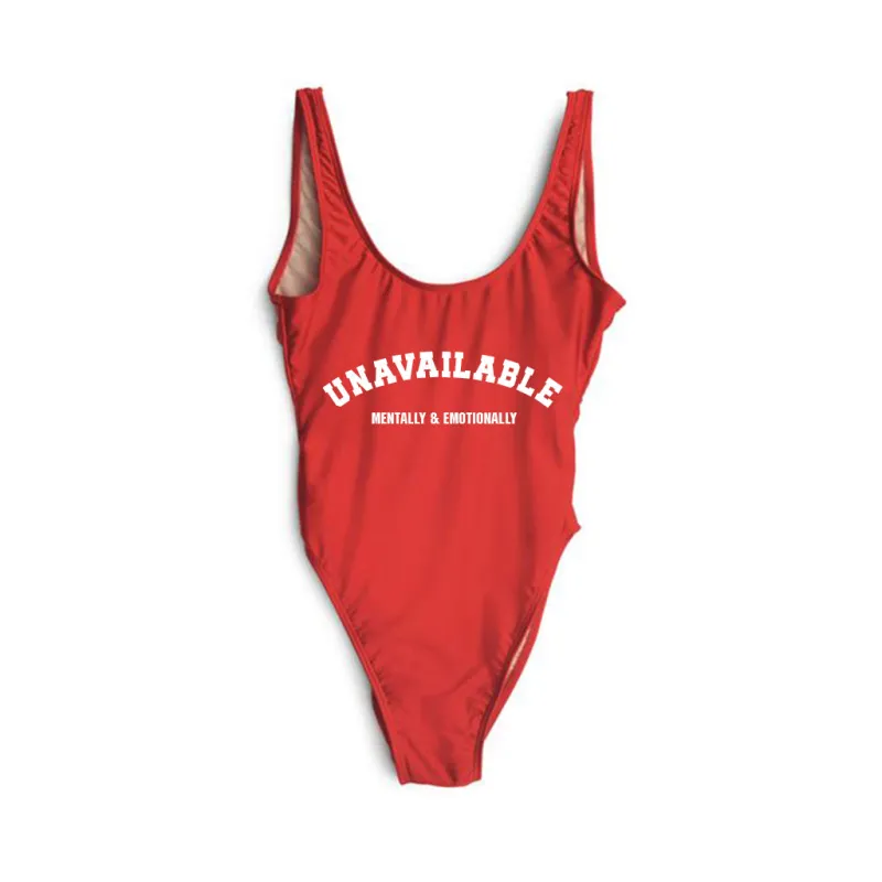 UNAVAILABLE MENTALLY & EMOTIONALLY [SWIMSUIT] sold by PRIVATE PARTY