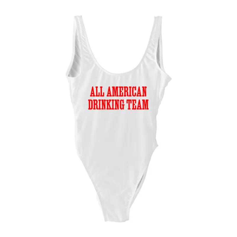 ALL AMERICAN DRINKING TEAM  [SWIMSUIT] sold by PRIVATE PARTY